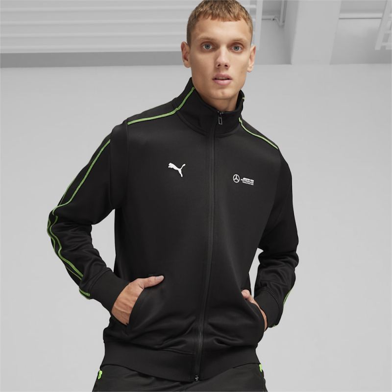 Puma | Men's Mercedes AMG-Petronas F1 MT7 Track Jacket - Black