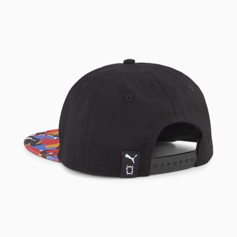 Puma | Women's Pro Basketball Cap - Black-AOP