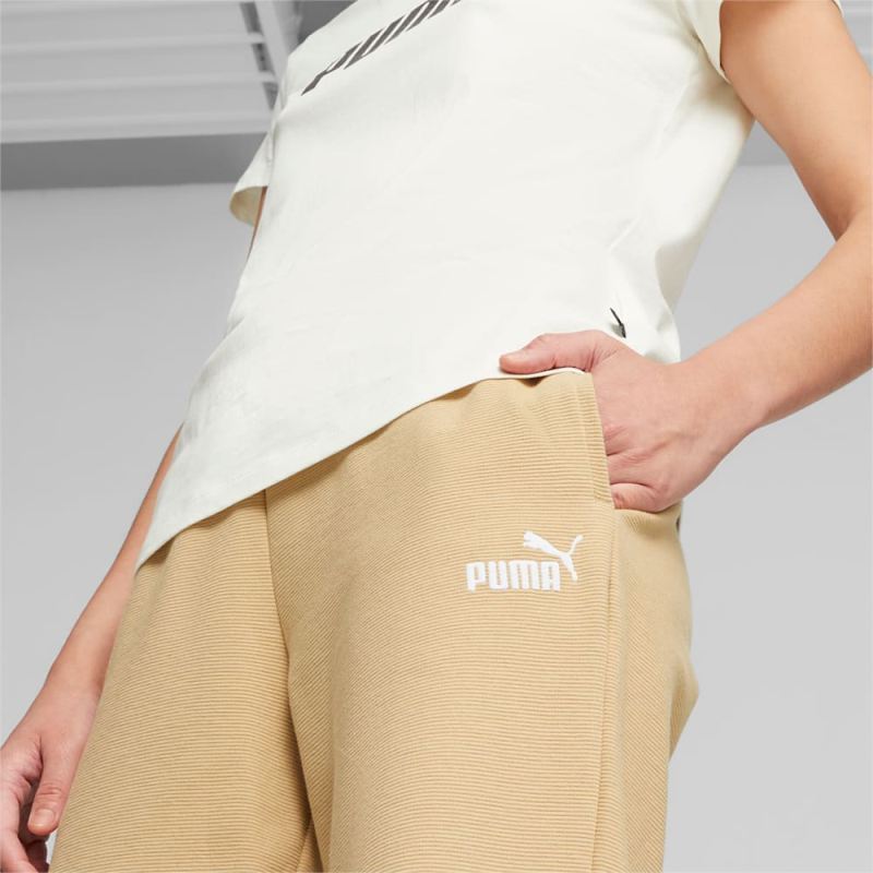 Puma | Women's Essentials Elevated Pants - Sand Dune