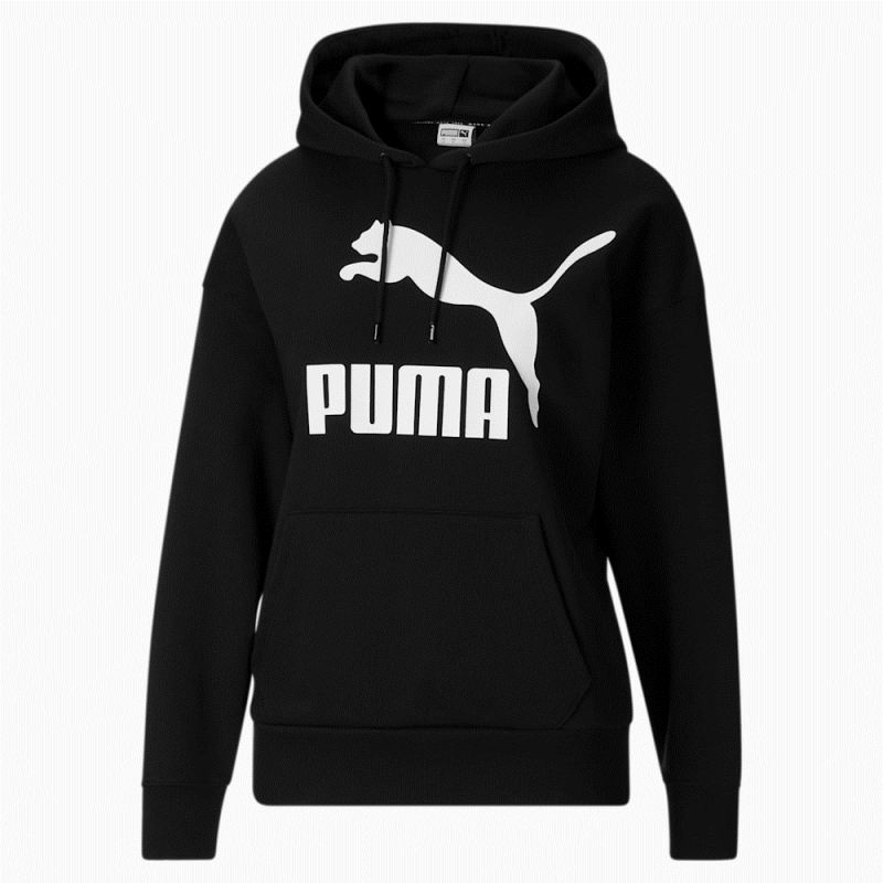 Puma | Women's Classics Logo Hoodie - Black