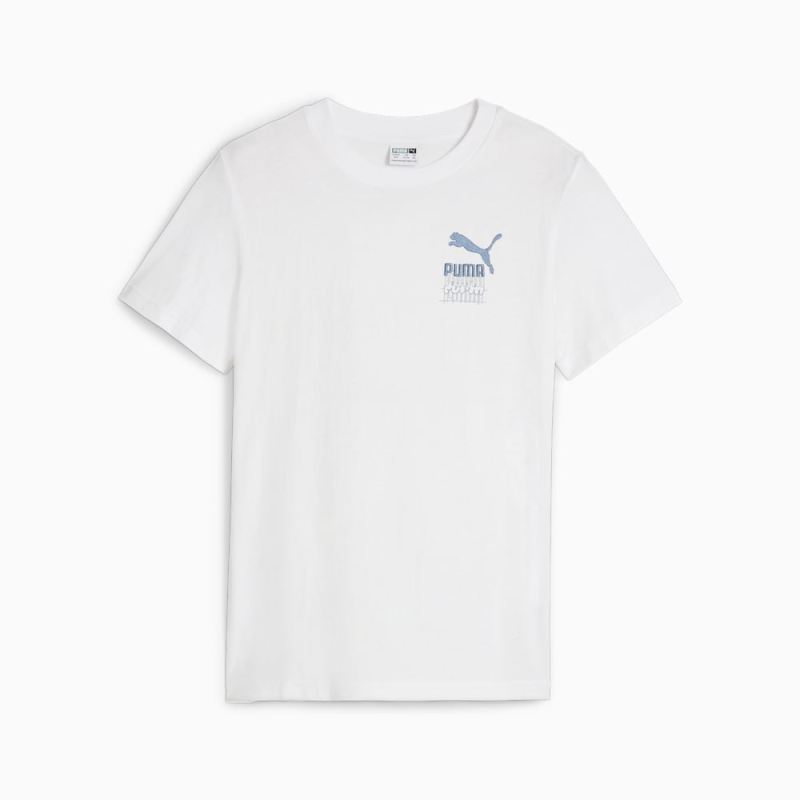 Puma | Boys CLASSICS BRAND LOVE Big Kids Tee - White