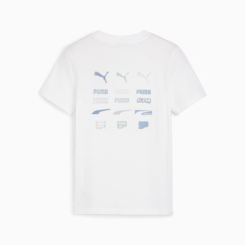 Puma | Boys CLASSICS BRAND LOVE Big Kids Tee - White