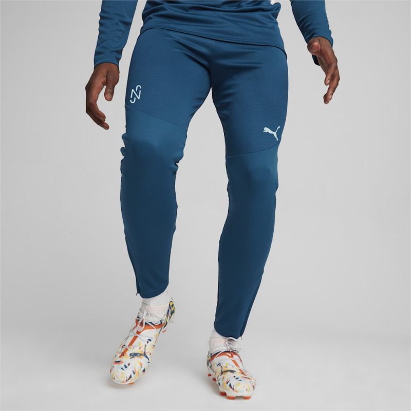 Puma | Men's x NEYMAR JR Creativity Soccer Training Pants - Ocean Tropic-Hot Heat