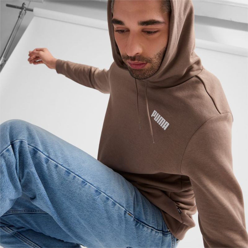 Puma | Men's Essentials Hoodie - Totally Taupe - Click Image to Close