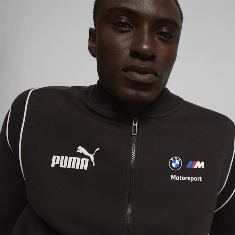 Puma | Men's BMW M Motorsport MT7 Sweat Jacket - Black