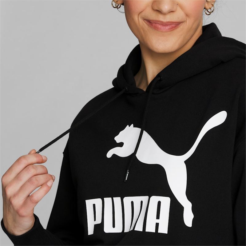 Puma | Women's Classics Logo Hoodie - Black