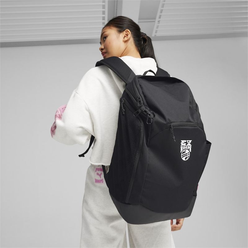 Puma | Men's Basketball Pro Backpack - Black-White