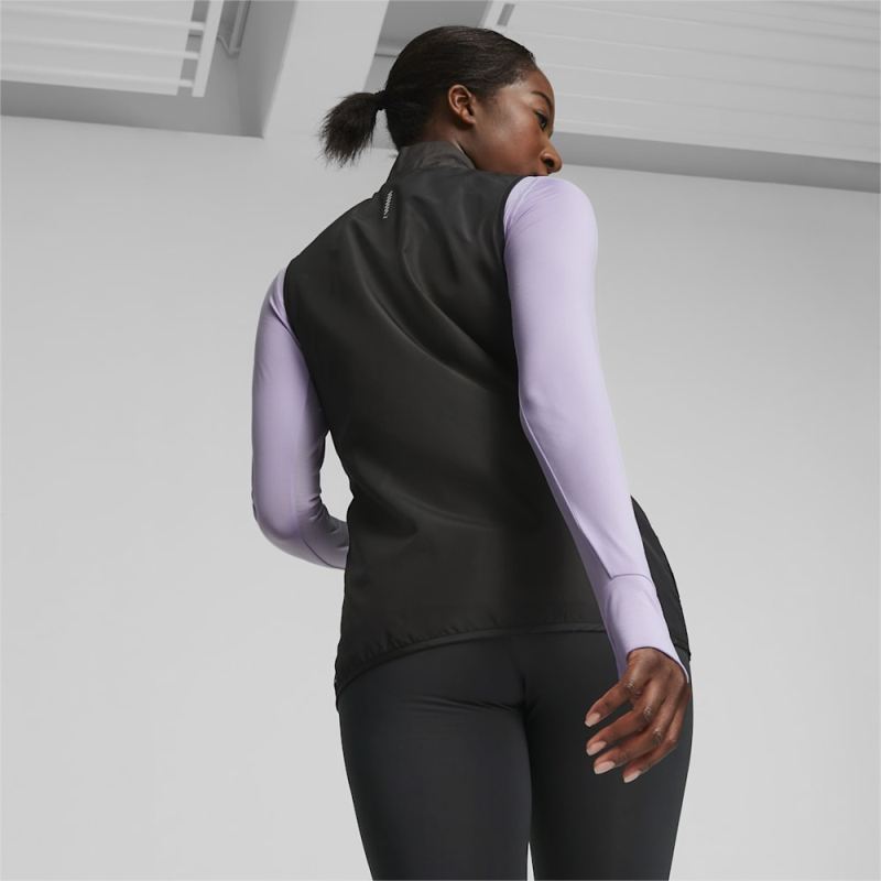 Puma | Women's Run Favorite Running Puffer Vest - Black