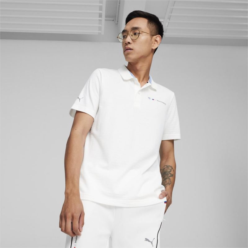 Puma | Men's BMW M Motorsport Jacquard Polo - White