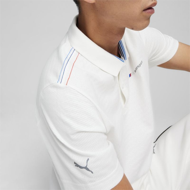 Puma | Men's BMW M Motorsport Jacquard Polo - White