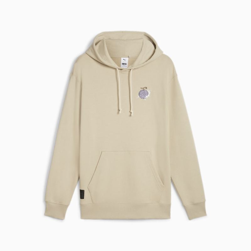 Puma | Men's x ONE PIECE Hoodie - Putty