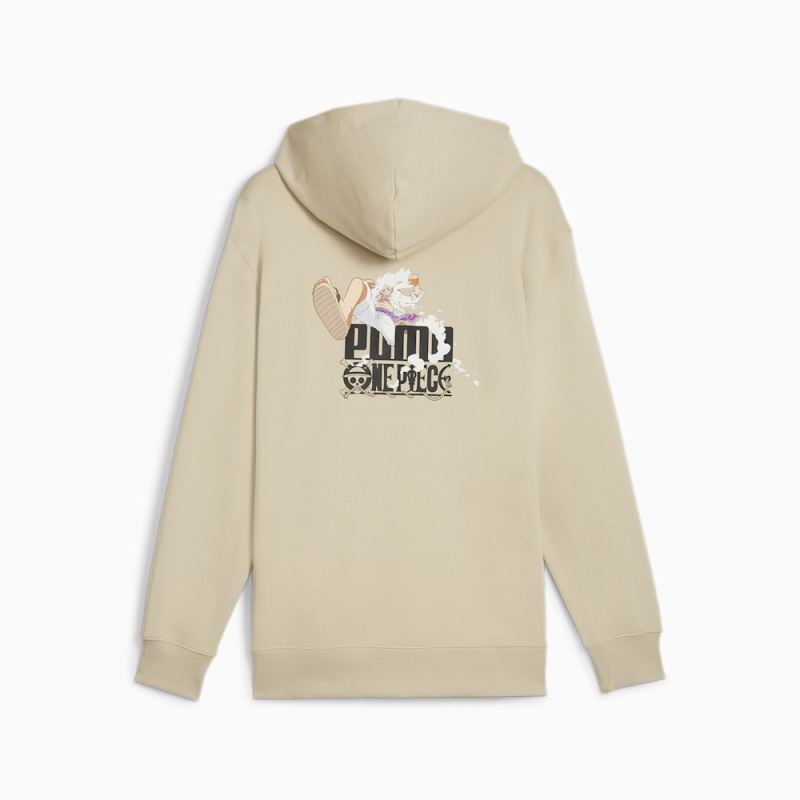 Puma | Men's x ONE PIECE Hoodie - Putty