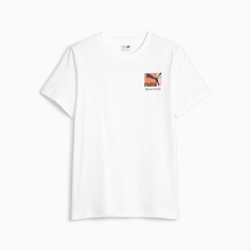 Puma | Boys Classics Brand Love Tee - White