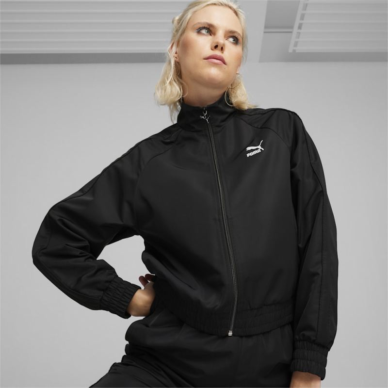 Puma | Women's T7 Track Jacket - Black - Click Image to Close