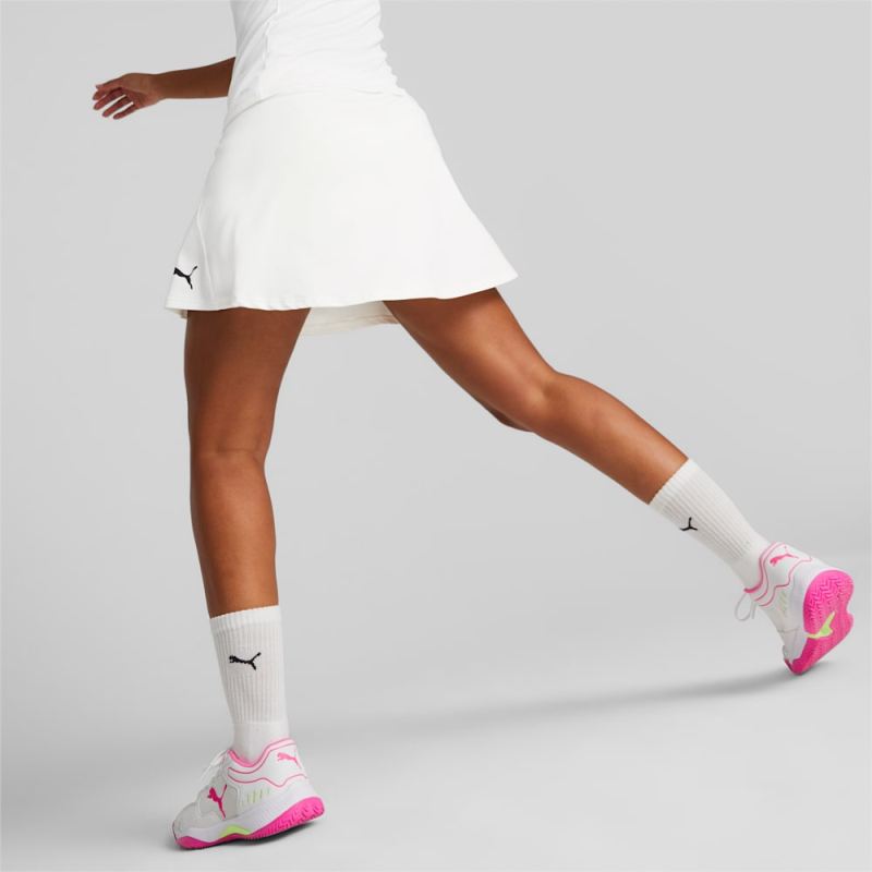 Puma | Women's teamLIGA Skirt - White-Black