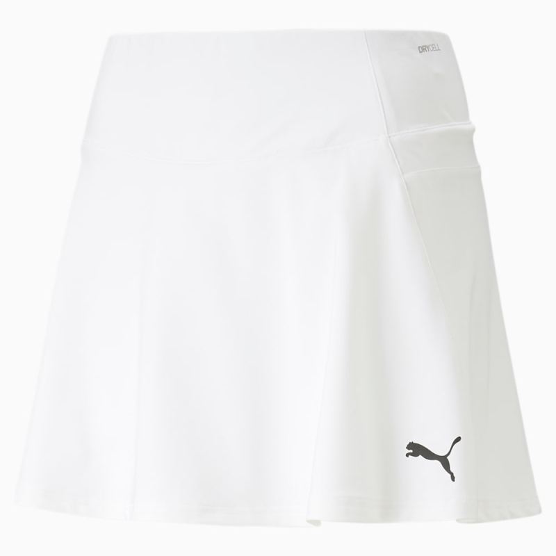 Puma | Women's teamLIGA Skirt - White-Black