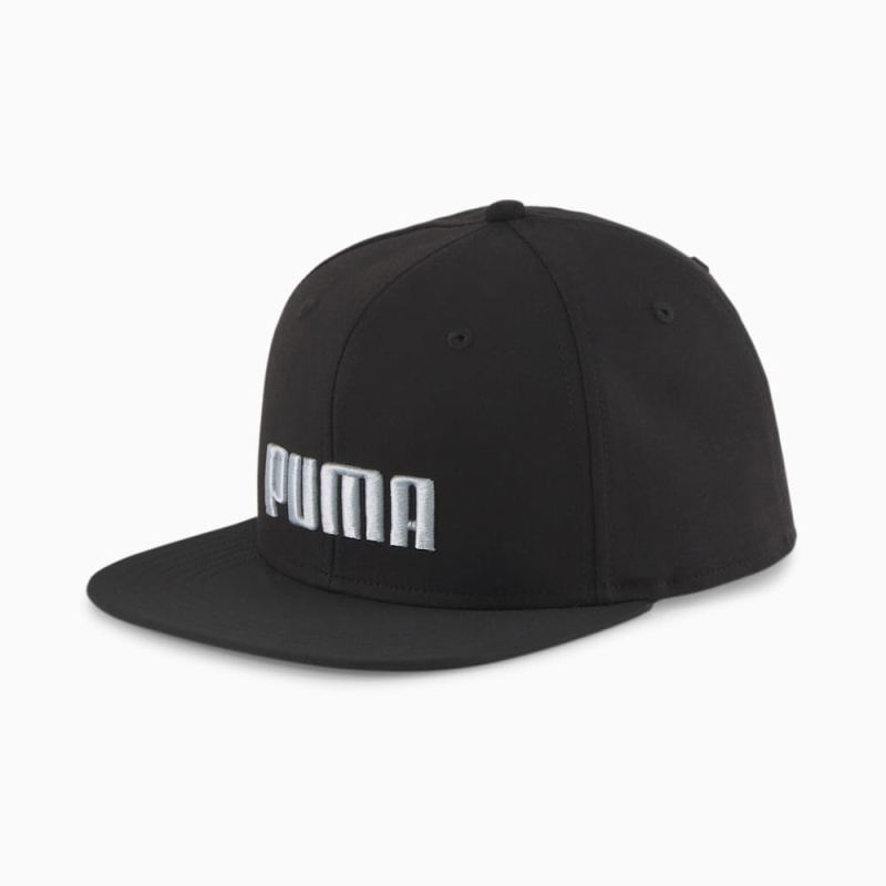 Puma | Men's Flat Brim Cap - Black-Gray Violet