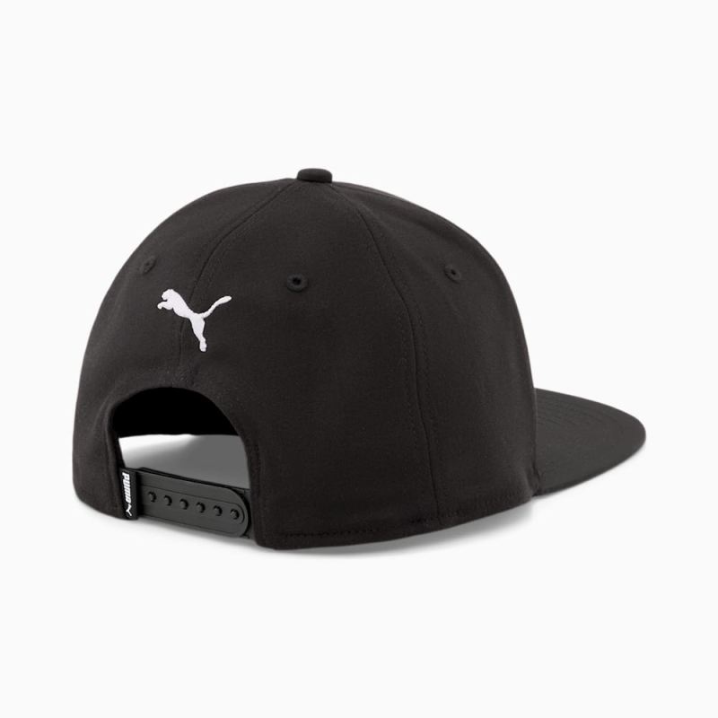 Puma | Men's Flat Brim Cap - Black-Gray Violet