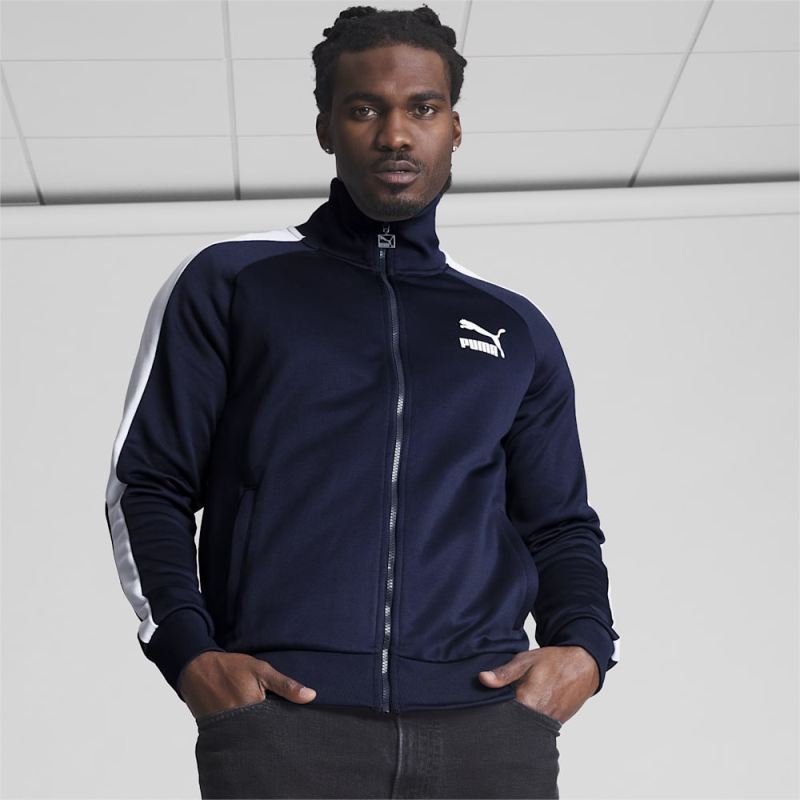 Puma | Men's Iconic T7 Track Jacket - Peacoat