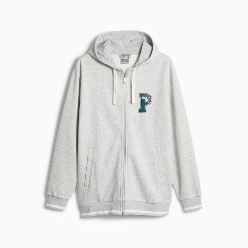 Puma | Men's Squad Hoodie - Light Gray Heather