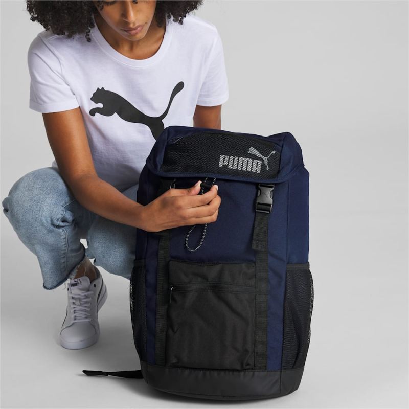 Puma | Men's Flap Top Backpack - NAVY