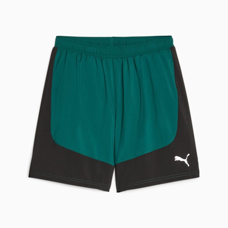 Puma | Men's Run Favorite Velocity 7" Running Shorts - Malachite-Black