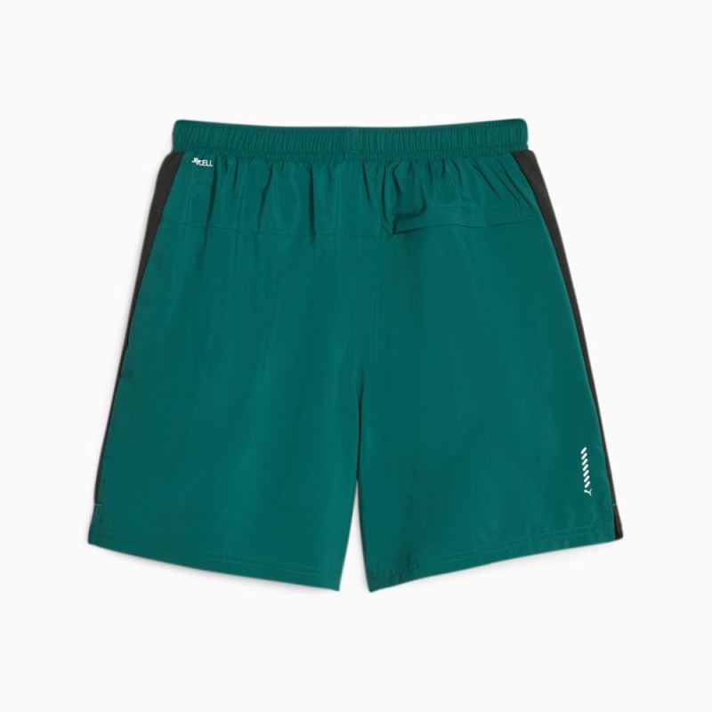 Puma | Men's Run Favorite Velocity 7" Running Shorts - Malachite-Black