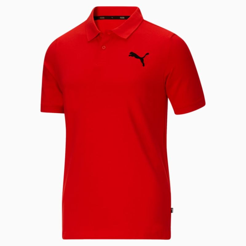 Puma | Men's Essentials Pique Polo - High Risk Red