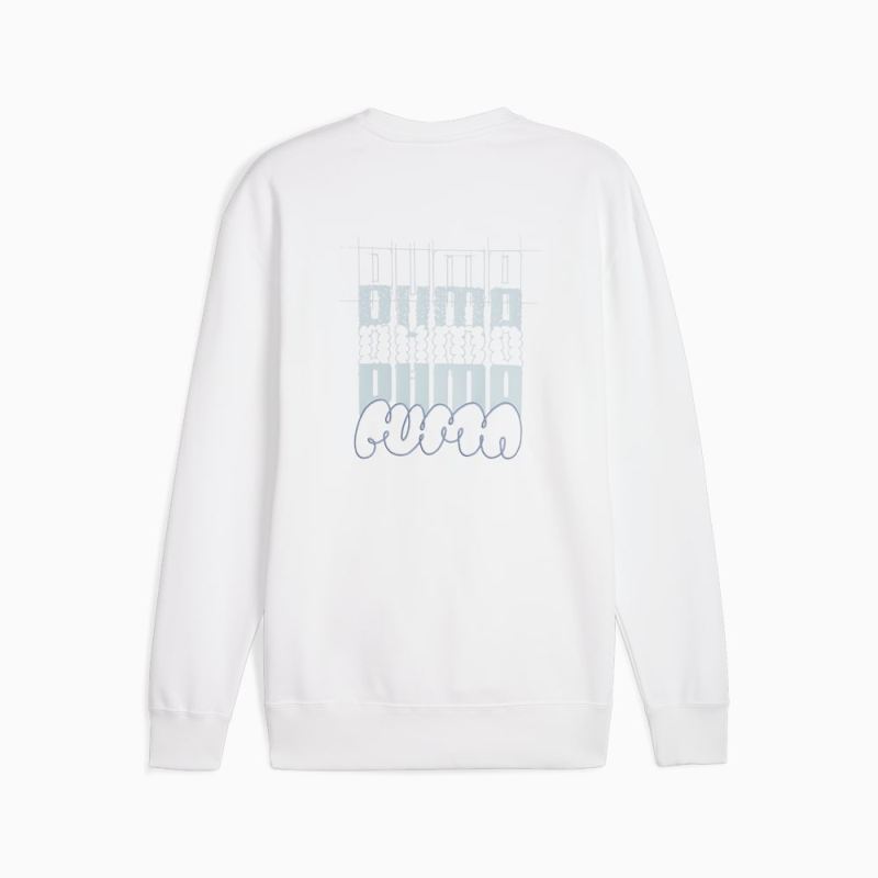 Puma | Men's BRAND LOVE Crew - White