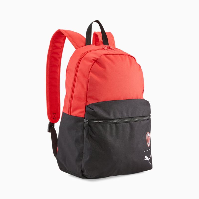 Puma | Men's A.C. Milan Fanwear Backpack - Black-For All Time Red