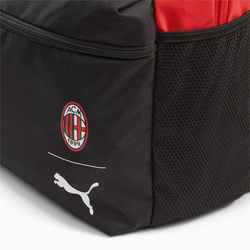 Puma | Men's A.C. Milan Fanwear Backpack - Black-For All Time Red