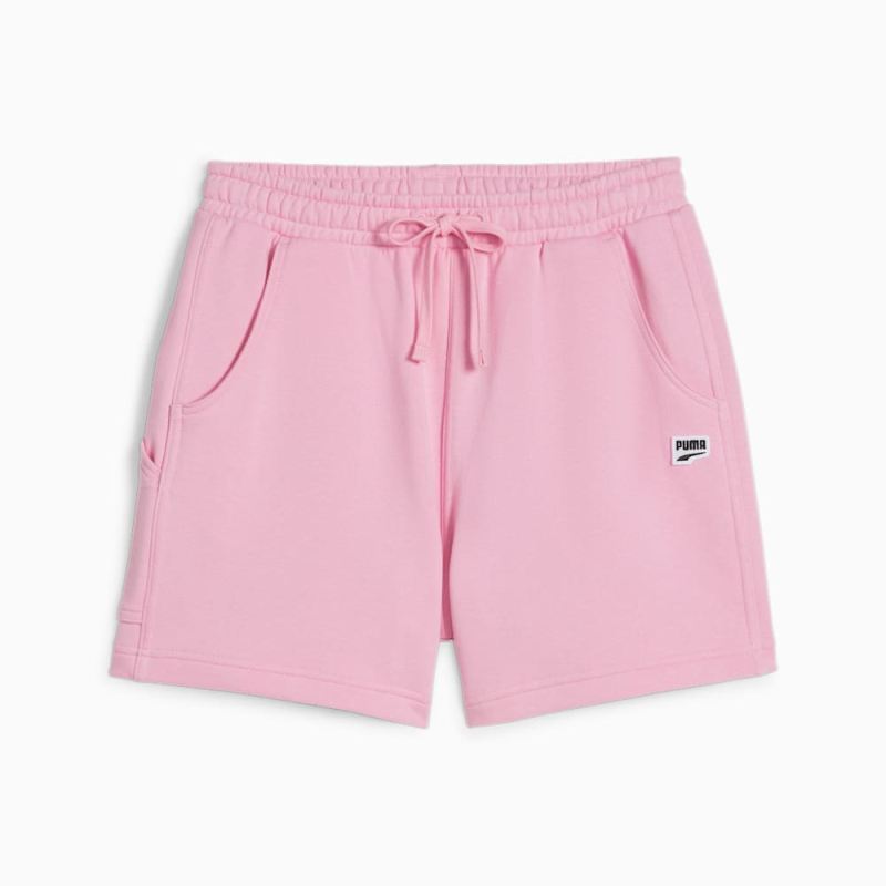 Puma | Women's DOWNTOWN High Waist Shorts - Pink Lilac