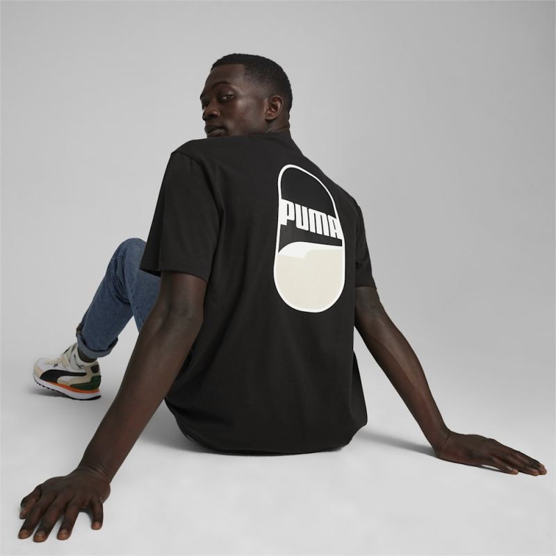 Puma | Men's DOWNTOWN 180 Logo Tee - Black