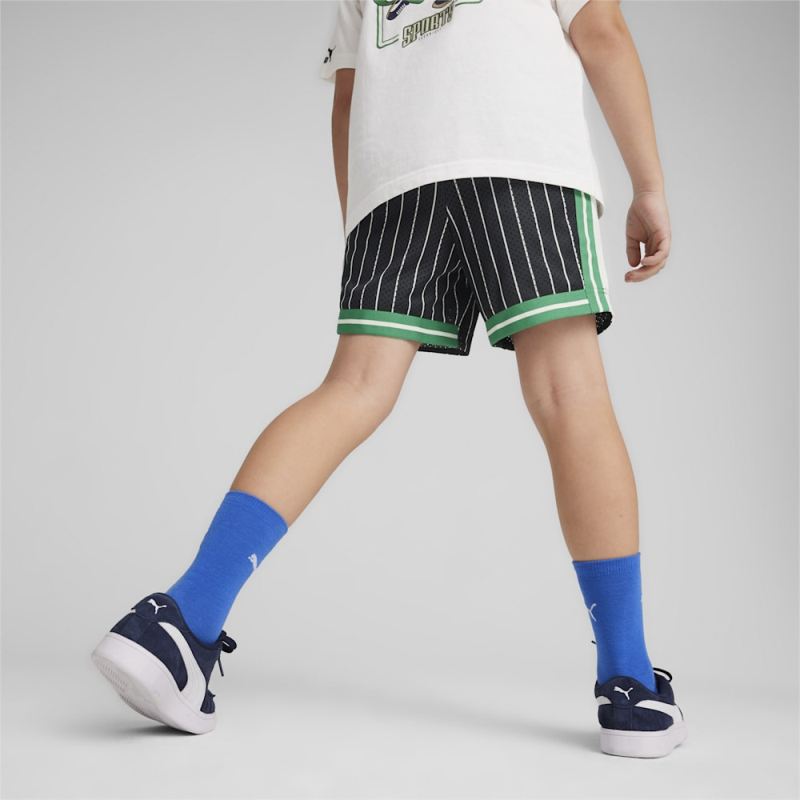 Puma | Boys For the Fanbase Big Kids Basketball Shorts - Black