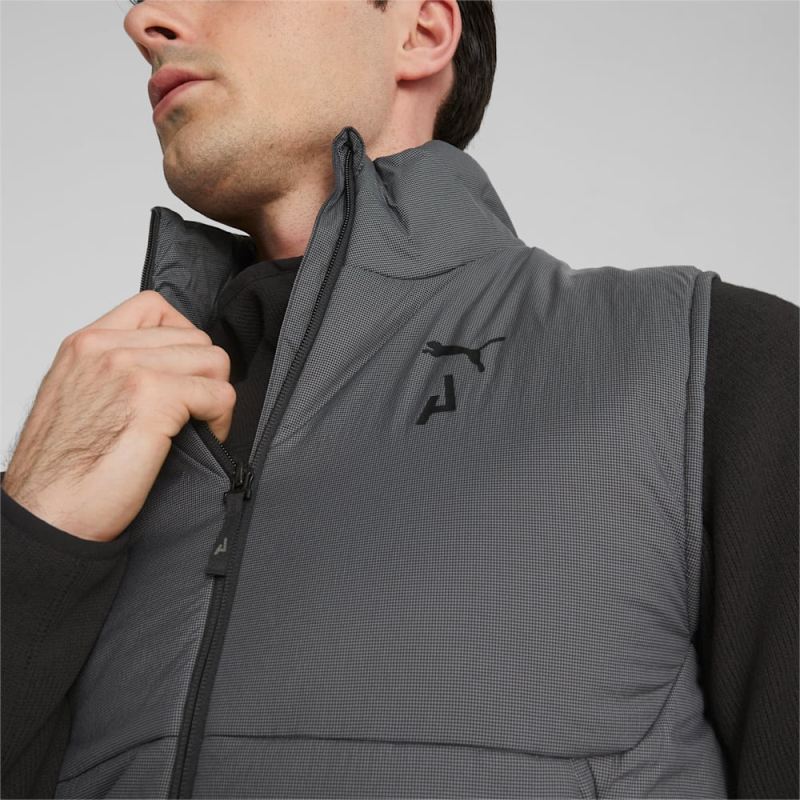 Puma | Men's SEASONS PrimaLoft Running Vest - Black