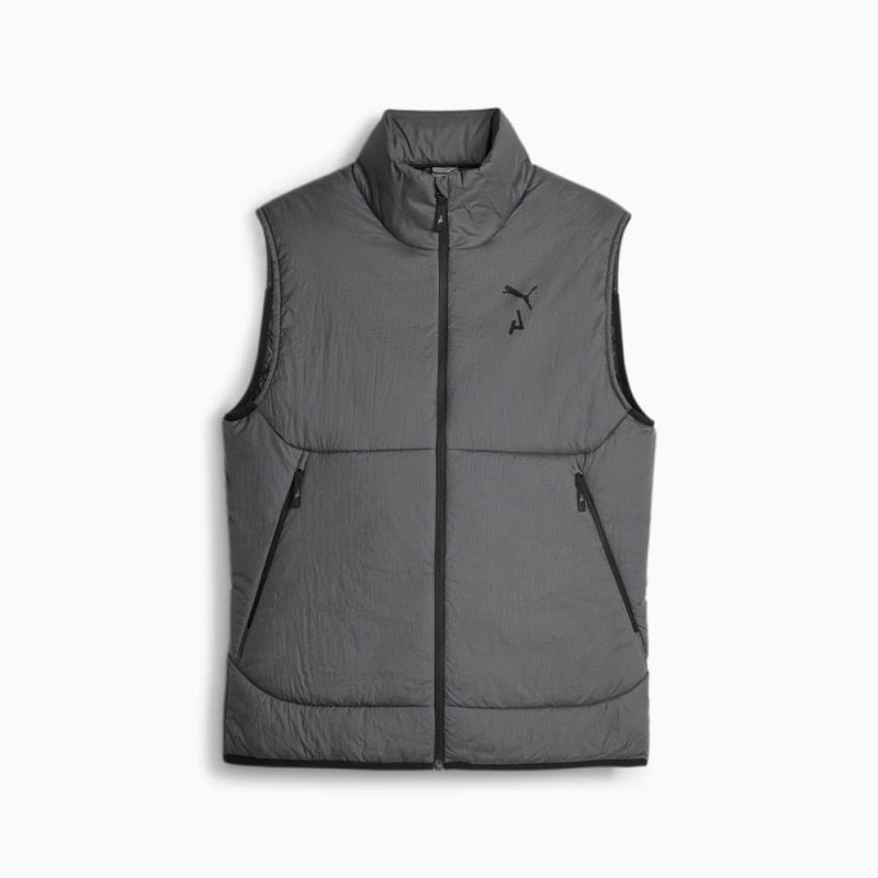 Puma | Men's SEASONS PrimaLoft Running Vest - Black