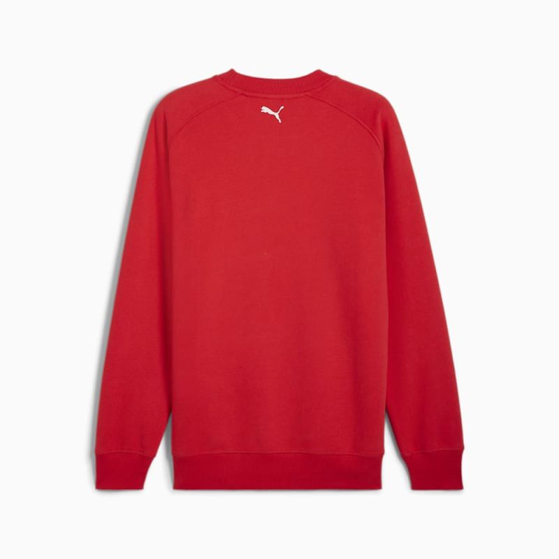 Puma | Men's Scuderia Ferrari Race Big Shield Motorsport Crew - Red