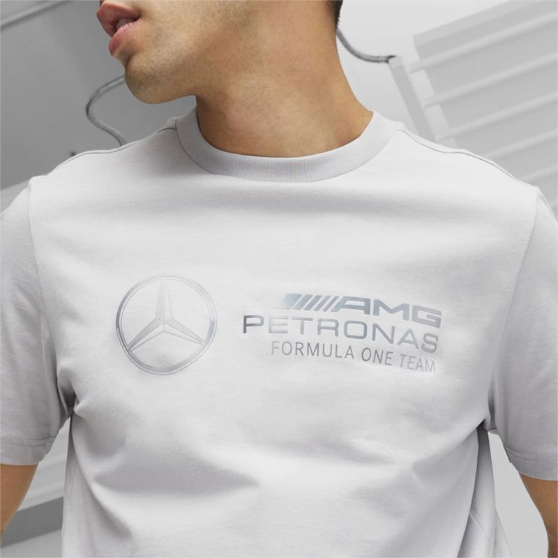 Puma | Men's Mercedes AMG-Petronas F1 Motorsport Tee - Mercedes Team Silver