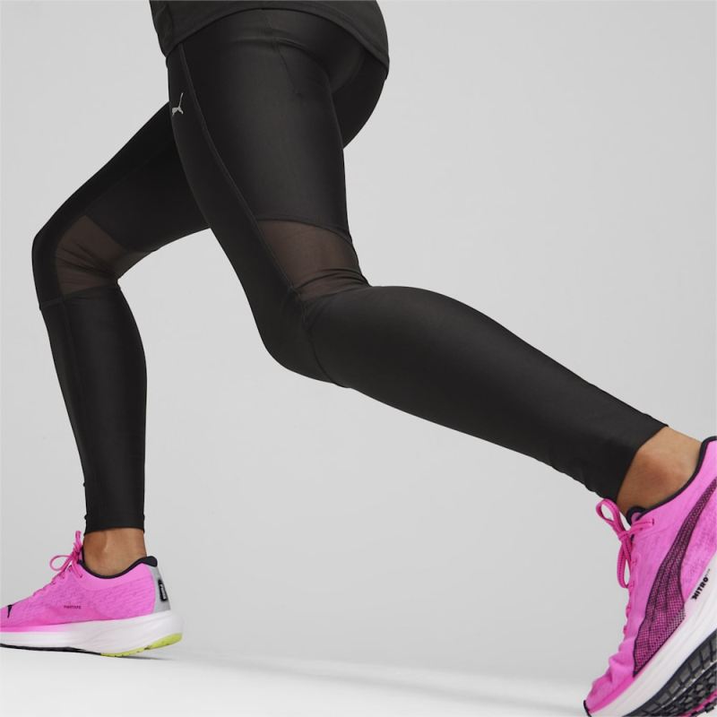 Puma | Women's RUN ULTRAFORM High-Wasted Full-Length Running Tights - Black