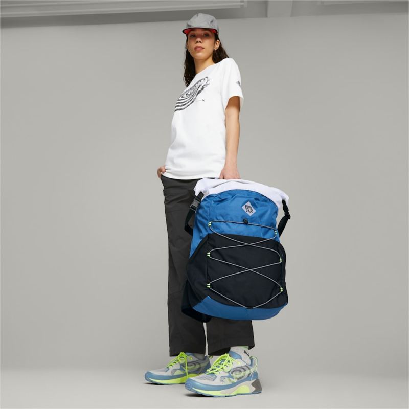 Puma | Women's x PERKS AND MINI Hiking Backpack - Lake Blue-White