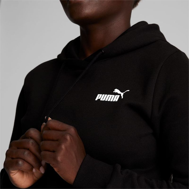 Puma | Women's Essentials Small Logo Hoodie - Black