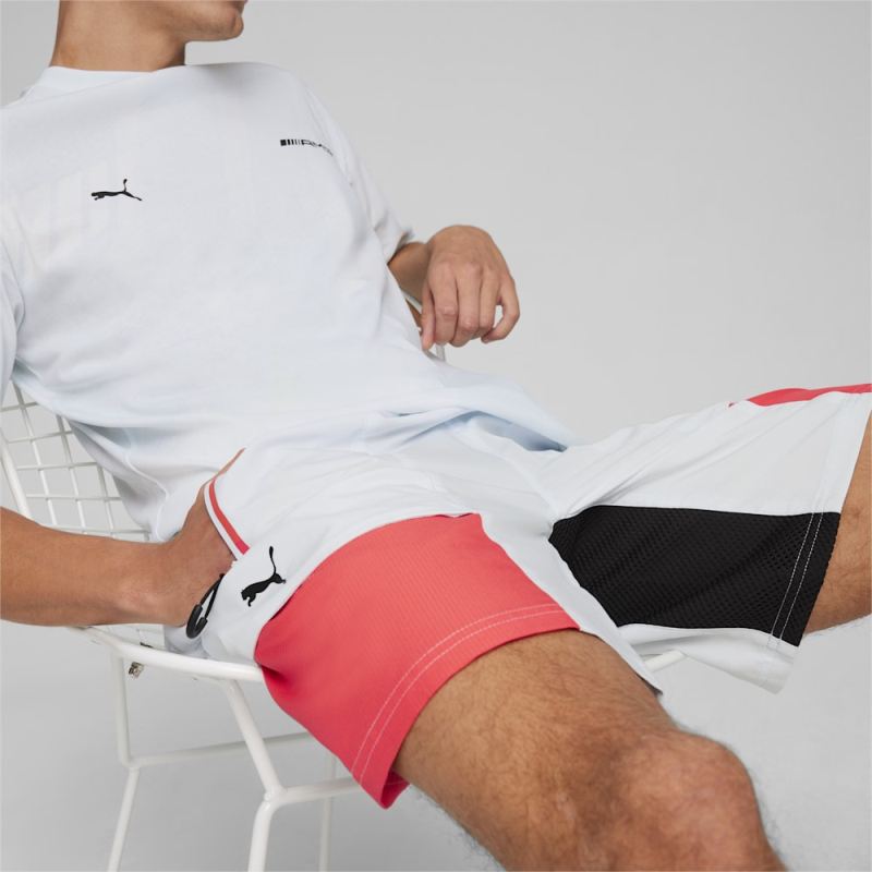 Puma | Men's Mercedes-AMG Motorsport Statement Woven Shorts - Dewdrop