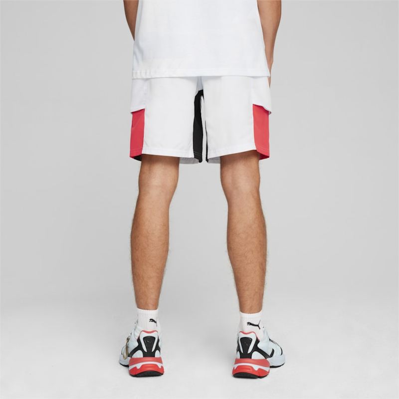 Puma | Men's Mercedes-AMG Motorsport Statement Woven Shorts - Dewdrop