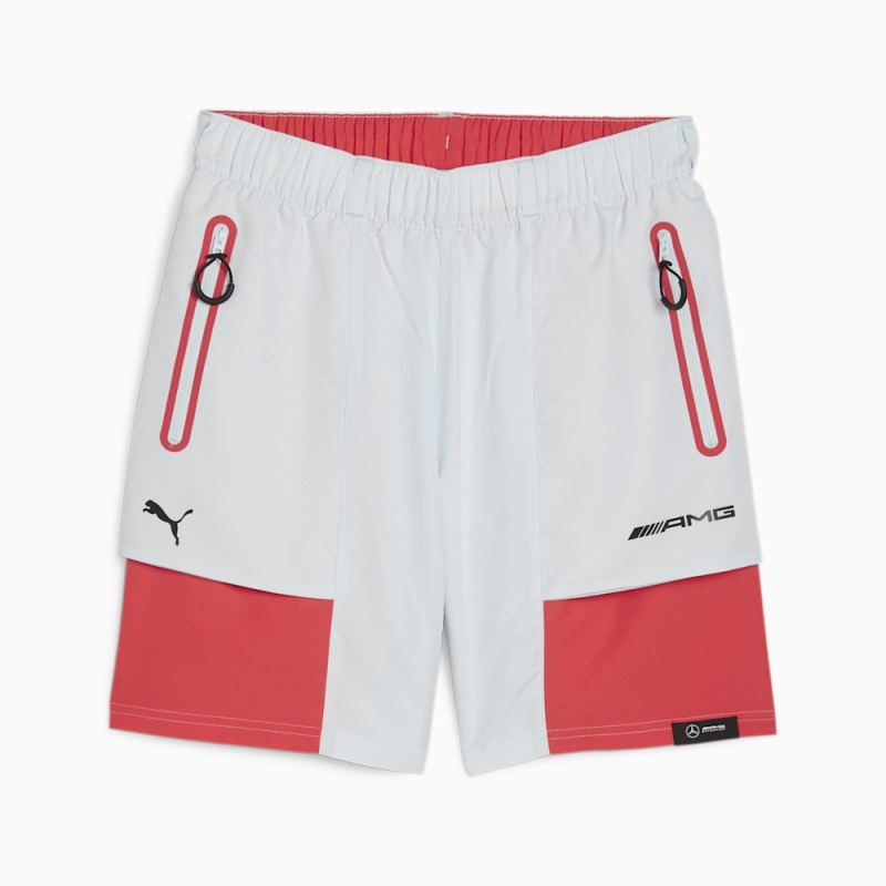 Puma | Men's Mercedes-AMG Motorsport Statement Woven Shorts - Dewdrop