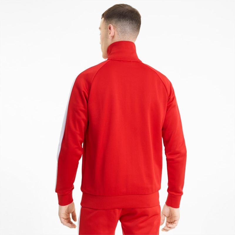 Puma | Men's Iconic T7 Track Jacket - High Risk Red