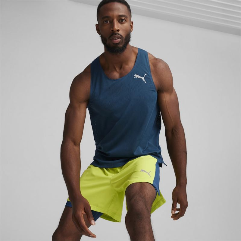 Puma | Men's RUN ULTRASPUN Running Singlet - Ocean Tropic