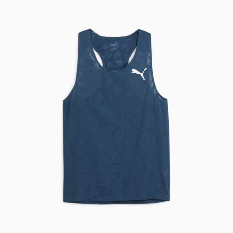 Puma | Men's RUN ULTRASPUN Running Singlet - Ocean Tropic