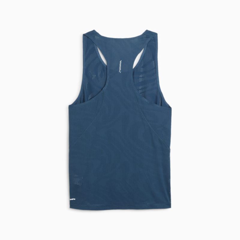 Puma | Men's RUN ULTRASPUN Running Singlet - Ocean Tropic