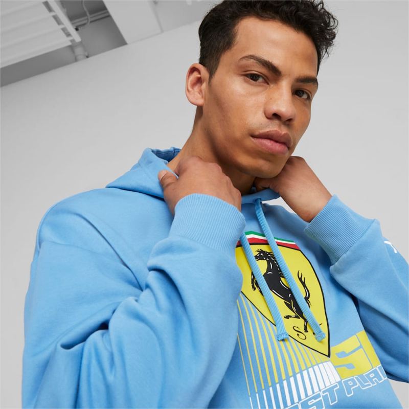 Puma | Men's Scuderia Ferrari Race CBS Motorsport Hoodie - Regal Blue