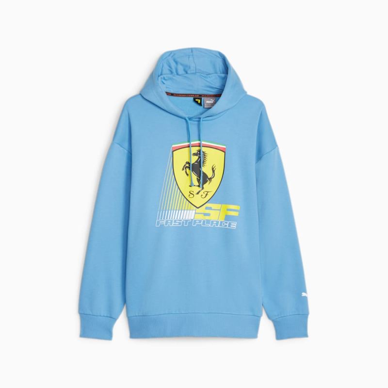 Puma | Men's Scuderia Ferrari Race CBS Motorsport Hoodie - Regal Blue